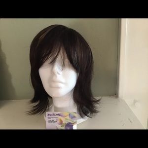 Synthetic fiber wig
